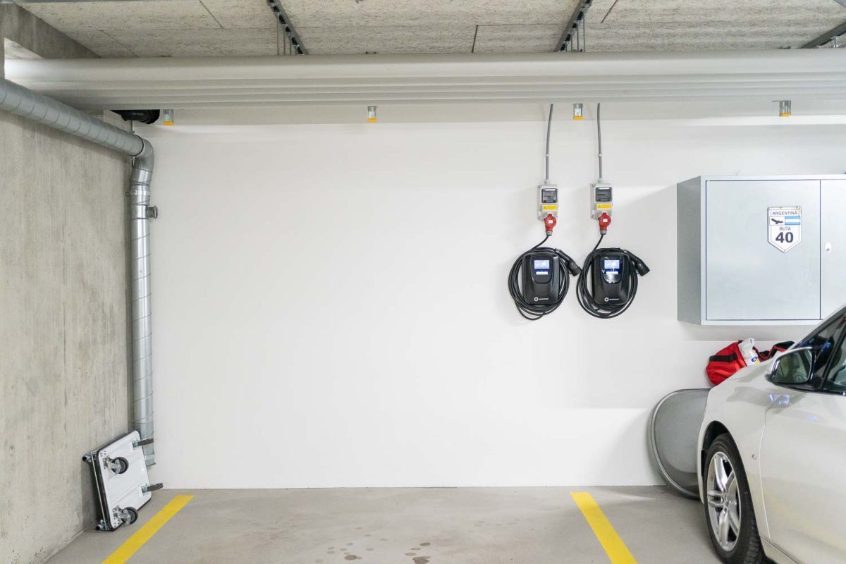 sun2wheel | Gallerie: Grienmatt Liestal – Apartment block with charging stations